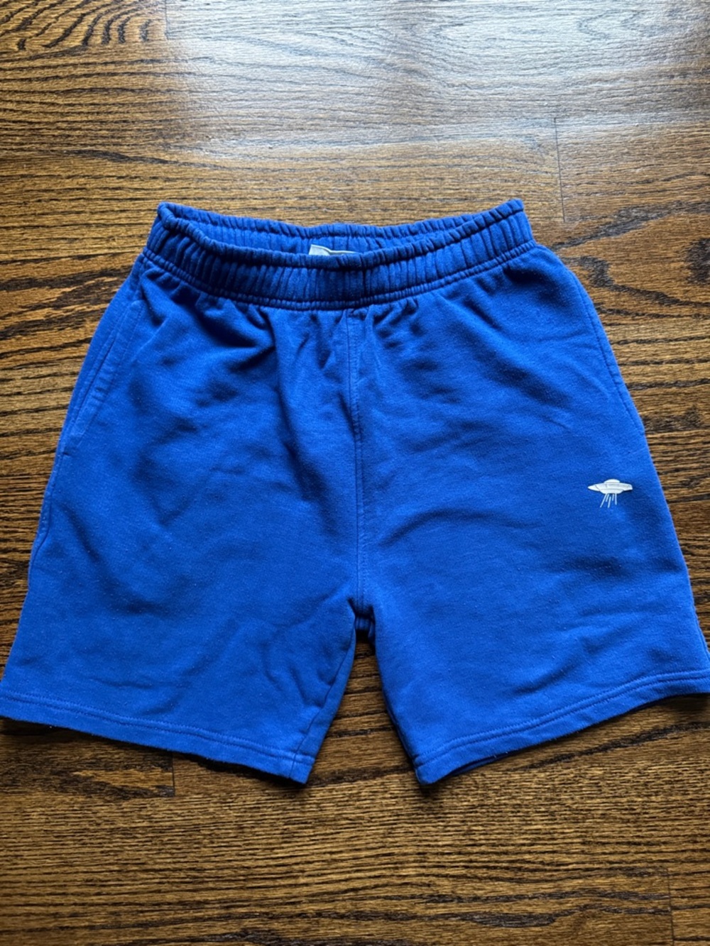 Molo Royal Blue Fleece Pull-On Shorts Size 10